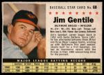 #68 Jim Gentile  Hand Cut 