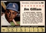 #158 Jim Gilliam  Hand Cut 