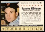 #92 Harmon Killebrew  Perforated - Minnesota 