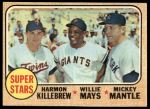 #490 Super Stars Mickey Mantle / Willie Mays / Harmon Killebrew 