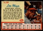 #156 Lee Maye  
