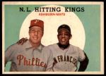 #317 NL Hitting Kings Willie Mays / Richie Ashburn 