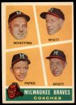 #464 Braves Coaches Bob Scheffing / Whitlow Wyatt / Andy Pafko / George Myatt 
