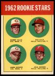 #29 Rookie Stars Sammy Ellis / Ray Culp / John Boozer / Jesse Gonder 1962 