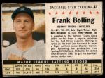 #41 Frank Bolling  Hand Cut 