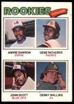 #473 Rookie Outfielders Andre Dawson / Gene Richards / John Scott / Denny Walling 