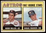 #412 Astros Rookies Doug Rader / Norm Miller 