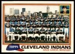 #665 Indians Team Checklist  