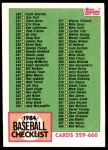 #646 Checklist  
