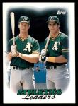 #759 A's Leaders Mark McGwire / Jose Canseco 
