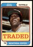 #165 Traded Willie Davis 