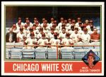 #656 White Sox Team Checklist Chuck Tanner 