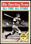#341 All-Time All-Stars Lou Gehrig 