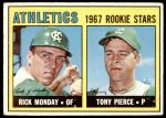 #542 Athletics Rookies Rick Monday / Tony Pierce 