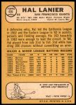 1968 Topps #436 Hal Lanier<br />B68T 15 1288<br /><a class='button AddToCart' data-ajax='true' data-ajax-mode='replace' data-ajax-update='#cart-info' href='/AddToCart?itemId=6931866&quantity=1&type=0'>Add To Cart</a>