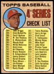 #278 Checklist 4 Orlando Cepeda CR Right 