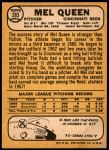 1968 Topps #283 Mel Queen<br />B68T 15 2976<br /><a class='button AddToCart' data-ajax='true' data-ajax-mode='replace' data-ajax-update='#cart-info' href='/AddToCart?itemId=6933625&quantity=1&type=0'>Add To Cart</a>