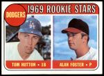 #266 Dodgers Rookies Alan Foster / Tommy Hutton 