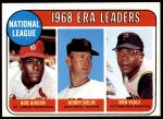 #8 NL ERA Leaders Bob Gibson / Bobby Bolin / Bob Veale 