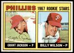 #402 Phillies Rookies Grant Jackson / Billy Wilson Bottom Line under Wilson's Stats is Solid 