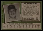 1971 Topps #467 Al Santorini<br />B71T 11 6000<br /><a class='button AddToCart' data-ajax='true' data-ajax-mode='replace' data-ajax-update='#cart-info' href='/AddToCart?itemId=6946671&quantity=1&type=0'>Add To Cart</a>