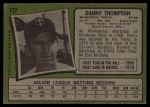 1971 Topps #127 Danny Thompson<br />B71T 11 6610<br /><a class='button AddToCart' data-ajax='true' data-ajax-mode='replace' data-ajax-update='#cart-info' href='/AddToCart?itemId=6946802&quantity=1&type=0'>Add To Cart</a>