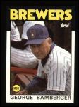 #21 Brewers Team Checklist George Bamberger 