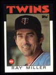 #381 Twins Team Checklist Ray Miller 