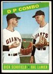 #156 Double Play Combo Hal Lanier / Dick Schofield 