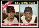 #123 Pirates Rookies Jerry May / Frank Bork 