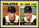#123 Pirates Rookies Luke Walker / Jim Price 