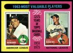 #201 1963 MVPs Sandy Koufax / Elston Howard 