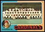 #246 Cardinals Team Checklist Red Schoendienst 