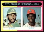 #309 SB Leaders Lou Brock / Bill North 