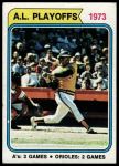 #470 1973 AL Playoffs Reggie Jackson / Rick Dempsey 