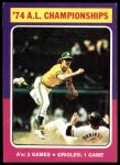 #459 1974 AL Championships Brooks Robinson 