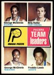 #223 Pacers Leaders Fred Lewis / Billy Keller / George McGinnis 