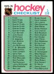 #99 Checklist  