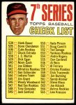 #531 Checklist 7 Brooks Robinson 