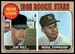 #539 Major League Rookies Jim Ray / Mike Ferraro 