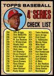 #278 Checklist 4 Orlando Cepeda CR Left 