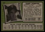 1971 Topps #127 Danny Thompson<br />B71T 11 8754<br /><a class='button AddToCart' data-ajax='true' data-ajax-mode='replace' data-ajax-update='#cart-info' href='/AddToCart?itemId=6963845&quantity=1&type=0'>Add To Cart</a>