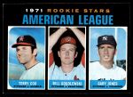 #559 AL Rookies - Pitchers Terry Cox / Bill Gogolewski / Gary Jones 