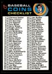 #161 Coins Checklist  