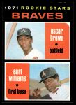 #52 Braves Rookies Earl Williams / Oscar Brown 