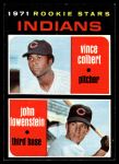 #231 Indians Rookies Vince Colbert / John Lowenstein 