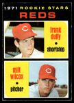 #164 Reds Rookies Frank Duffy / Milt Wilcox 
