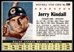 #199 Jerry Kindall  Hand Cut 