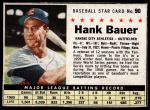 #90 Hank Bauer  Hand Cut 