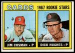 #384 Cardinals Rookies Dick Hughes / Jim Cosman 